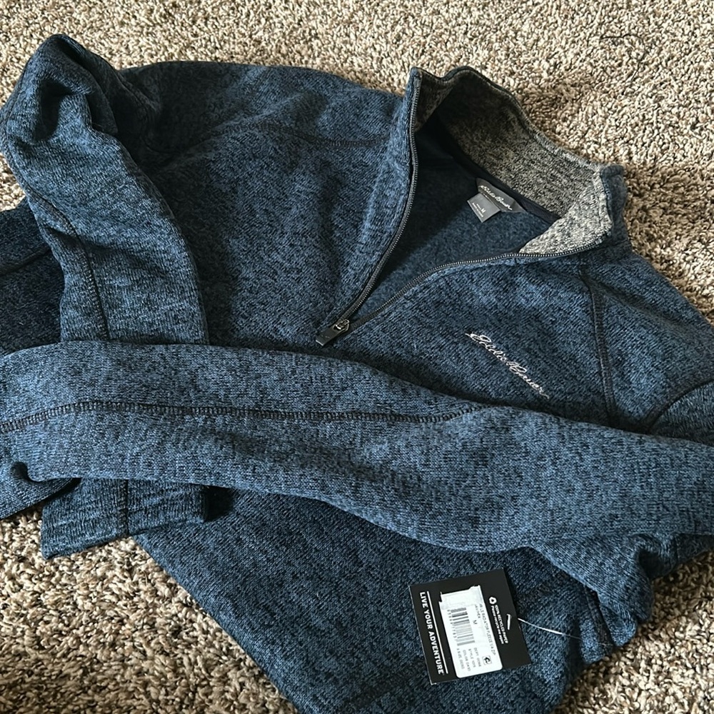 NWT Eddie Bauer Radiator 1/4 Zip Fleece